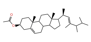 23,24-Dimethyl-5,22-cholestadienol acetate